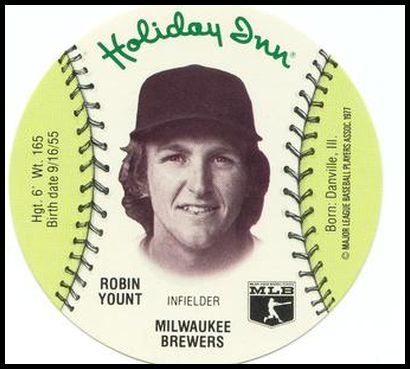 1977 Holiday Inn Discs Robin Yount